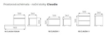 Prostorová schémata - noční stolky Claudia-min