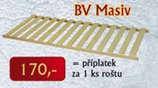 BV masiv příplatek k standartnímu výklopnému roštu  + 170,-Kč